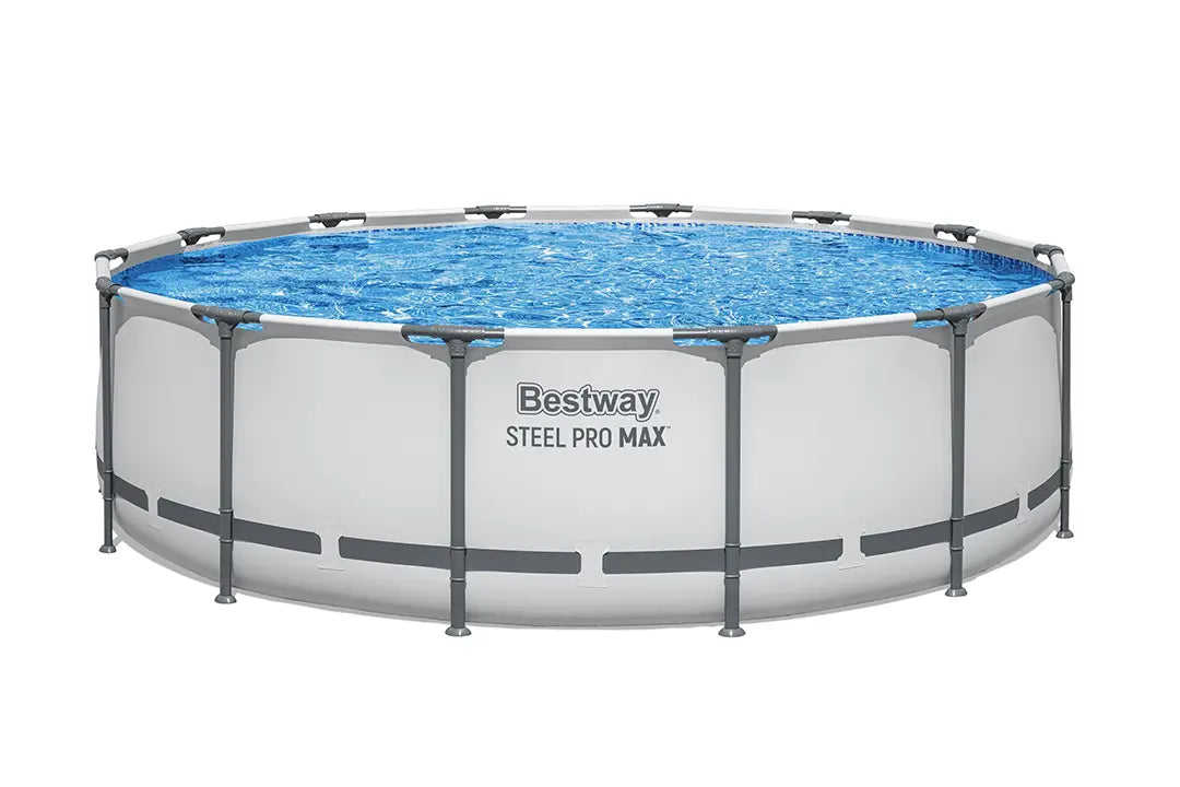 Bestway Steel Pro Max 427/107სმ ტენტით, კიბით და კარტრიჯული ფილტრით (56950)
