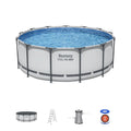 Bestway Steel Pro Max 396/122სმ კიბით, ფილტრით , ტენტით ( 5618W)